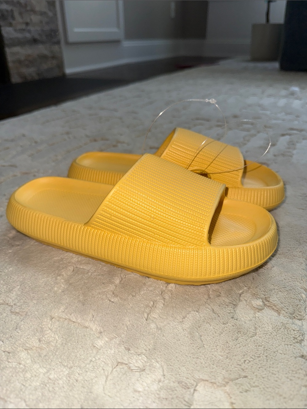 The Cloudies Yellow Slide Sandals 36-37